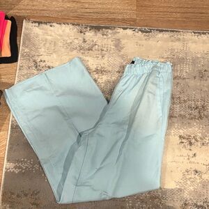 Ann Taylor Light Blue Wide Leg Pants